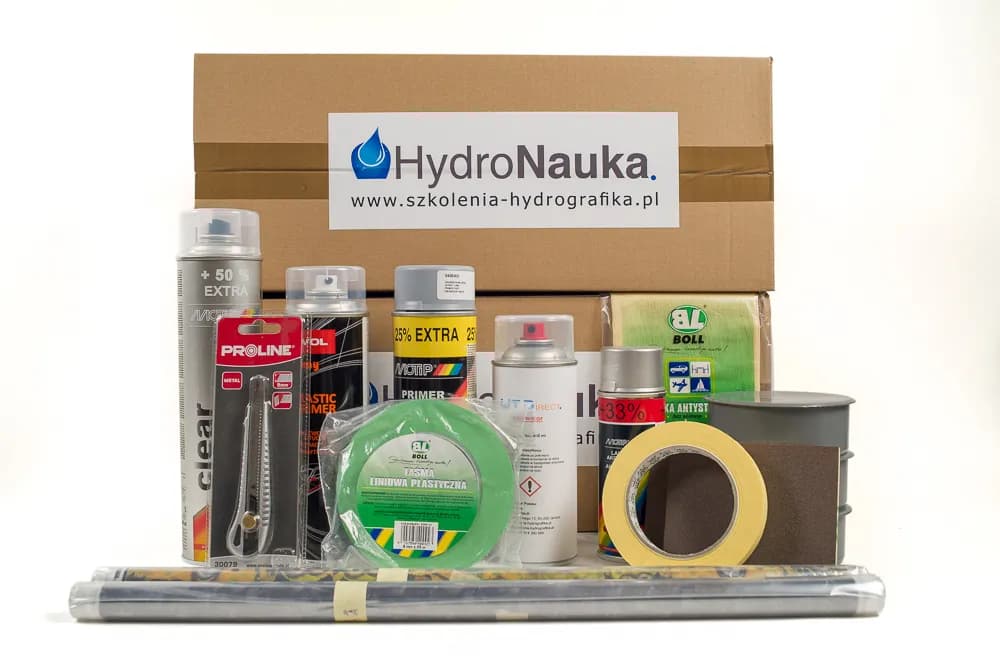 Co jest potrzebne do hydrografiki? Niezbędne materiały i akcesoria